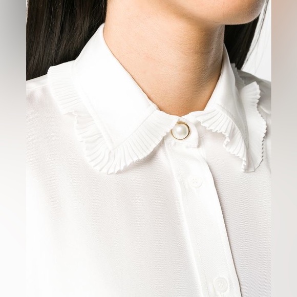 Taina Ruffled Silk Blouse - Picture 5 of 10